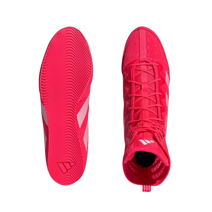 Adidas Box Hog 4 Boxing Boots - Scarlet Red