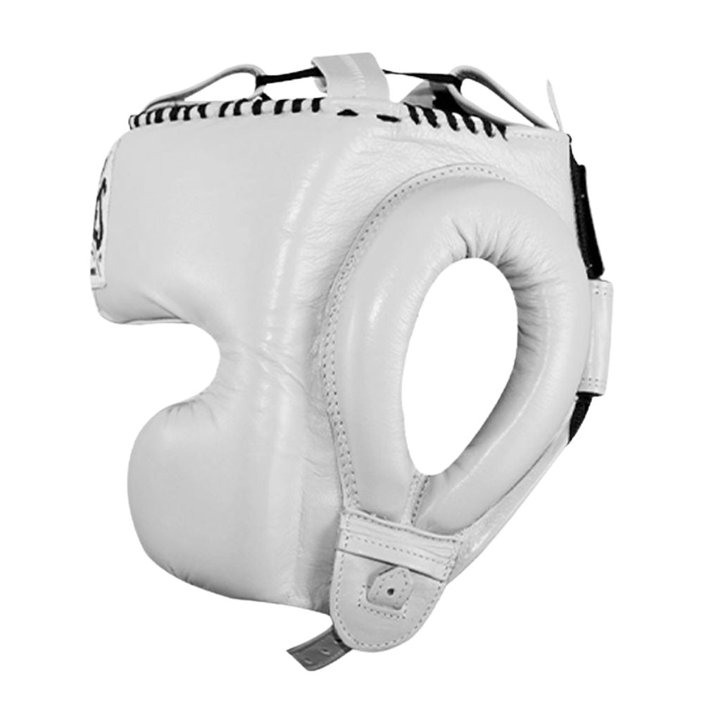 Cleto Reyes Closed Face Head Guard - White-Cleto Reyes