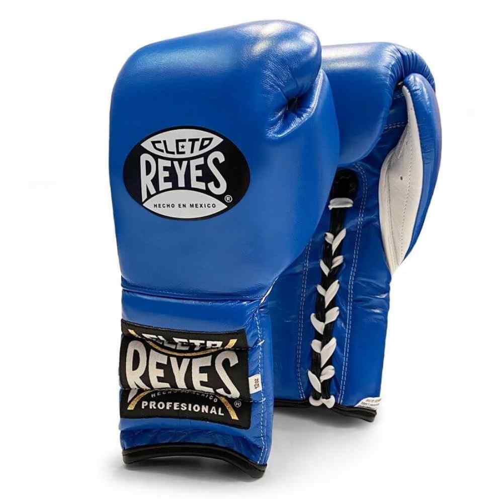 Cleto Reyes Lace Sparring Gloves - Blue-Cleto Reyes