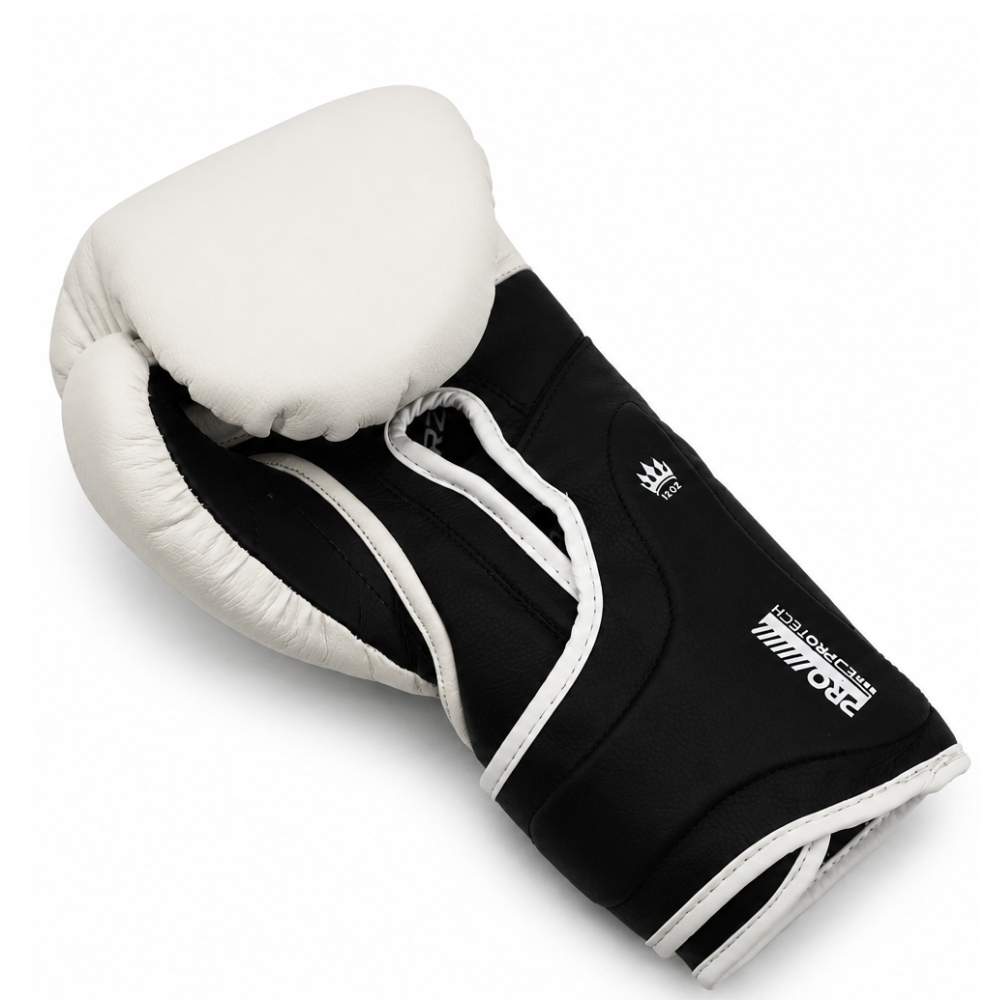 Playerz ProTech Boxing Gloves Velcro - White