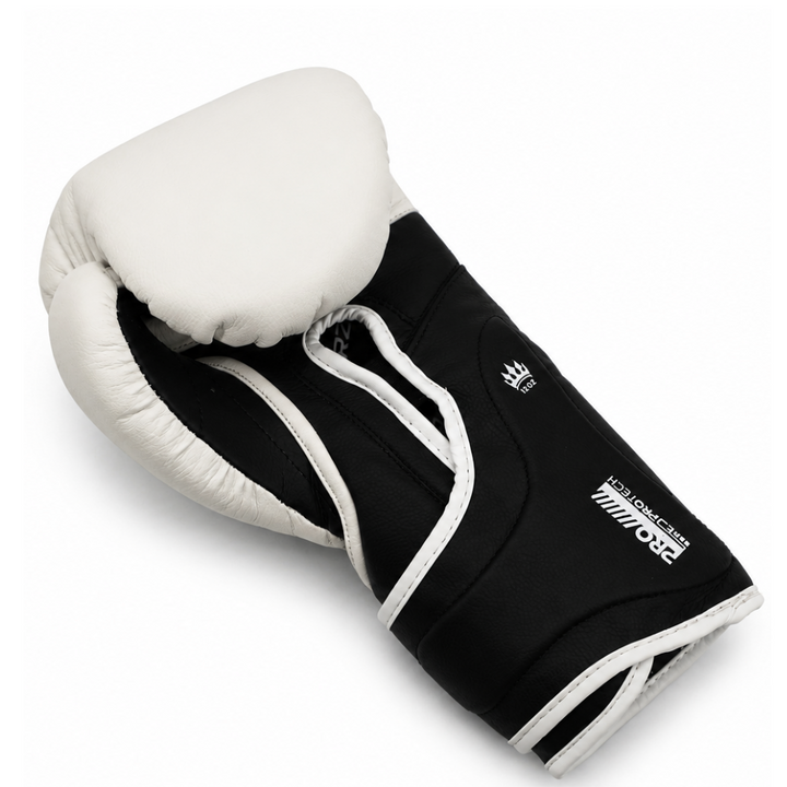 Playerz ProTech Boxing Gloves Velcro - White
