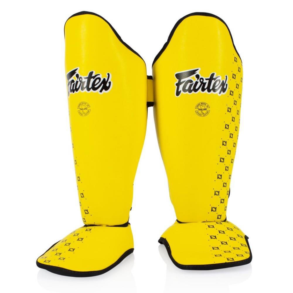 Fairtex Muay Thai Shin Pads - Yellow