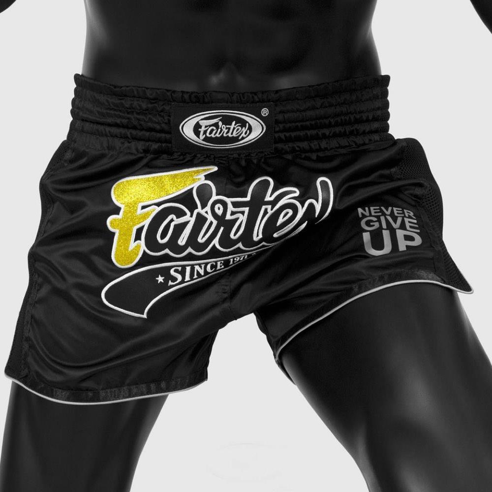 Fairtex Slim Cut Muay Thai Shorts - Black