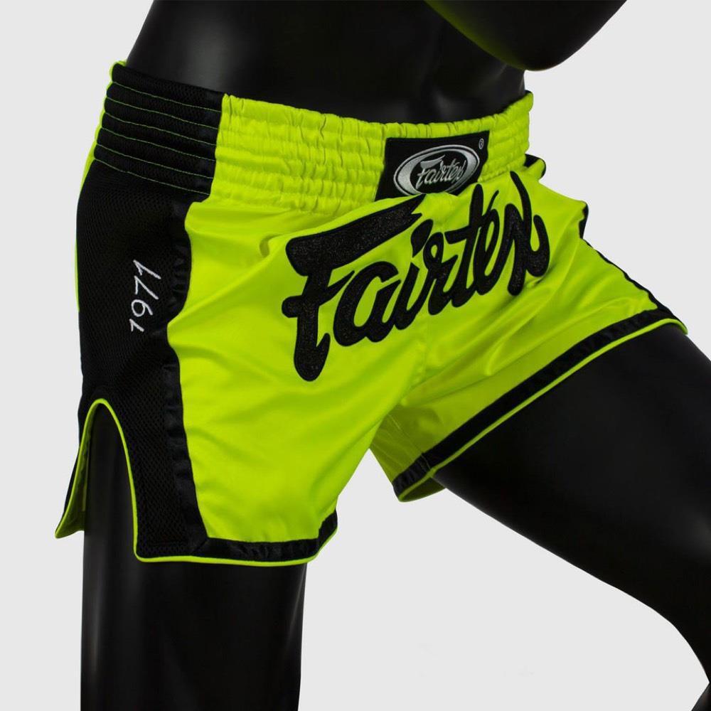 Fairtex Slim Cut Muay Thai Shorts - Green