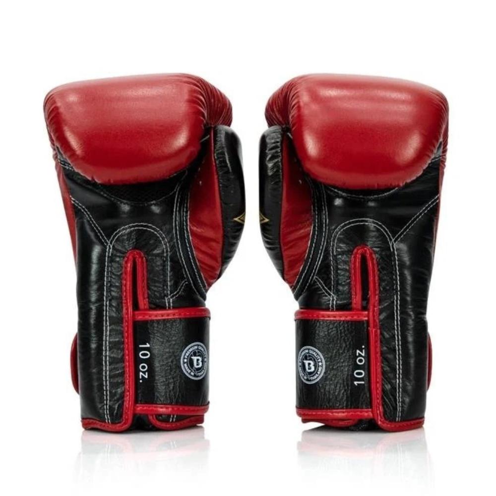 Fairtex X Booster Muay Thai Boxing Gloves - Red/Black-Fairtex
