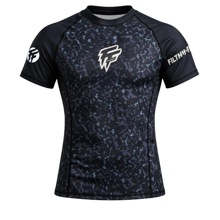 Filthy Few Digi Camo Rash Guard - Navy-Filthy Few