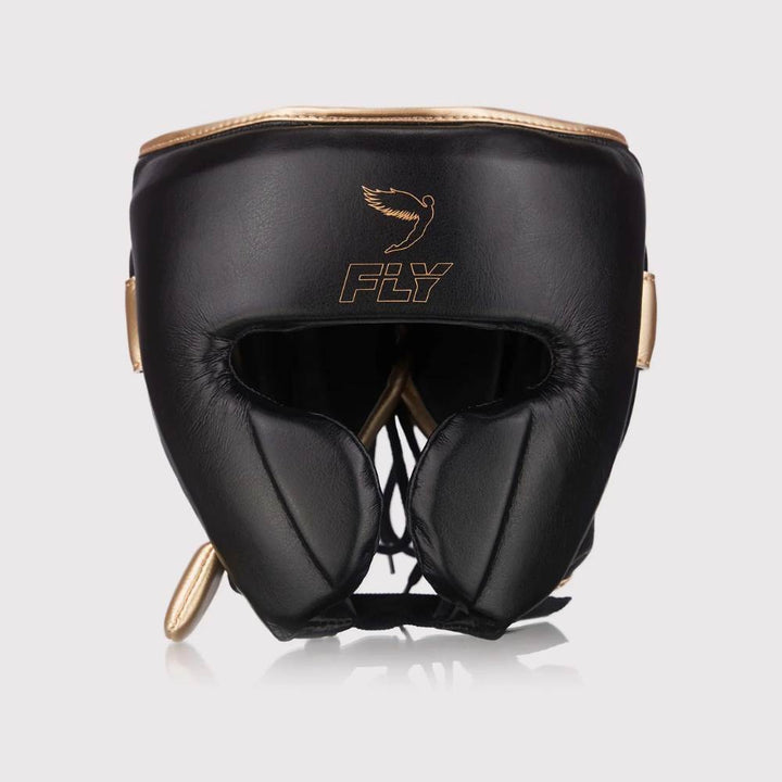 Fly Knight X Head Guard - Black/Gold-Fly