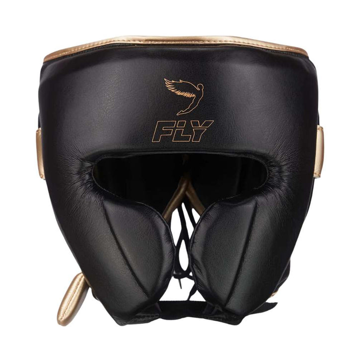 Fly Knight X Head Guard - Black/Gold-Fly