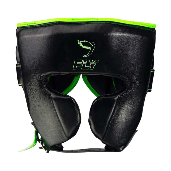 Fly Knight X Head Guard - Black/Green-Fly