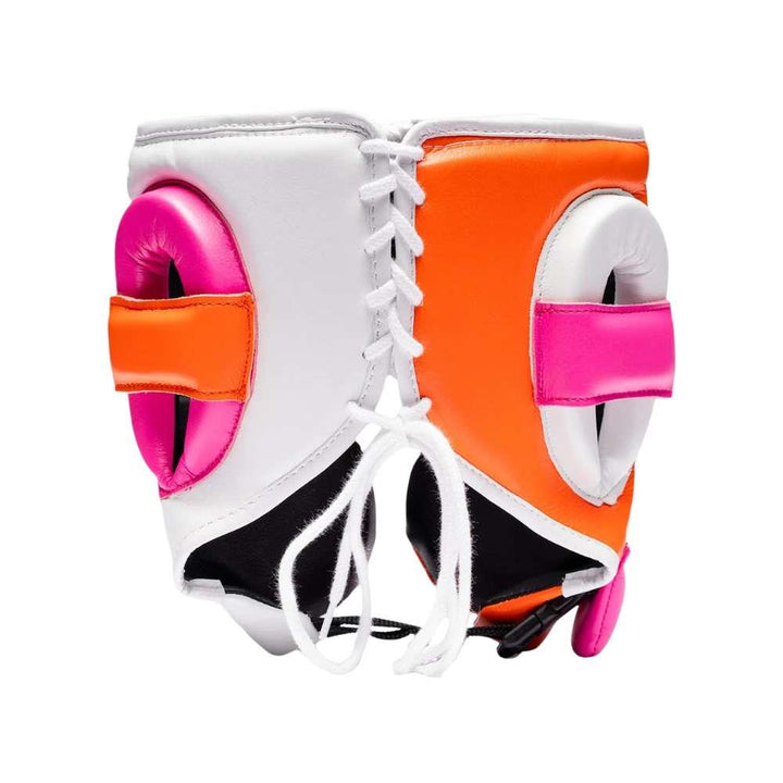 Fly Knight X Head Guard - White/Pink/Orange-Fly