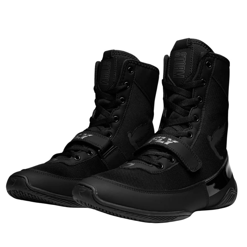 Fly Storm 2 Boxing Boots - Black/Black-Fly