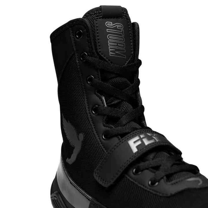 Fly Storm 2 Boxing Boots - Black/Black-Fly