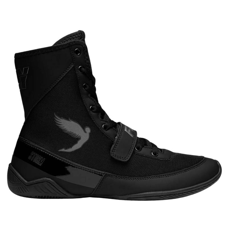 Fly Storm 2 Boxing Boots - Black/Black-Fly
