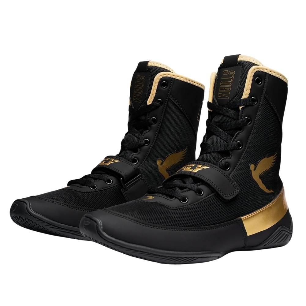 Fly Storm 2 Boxing Boots - Black/Gold-Fly