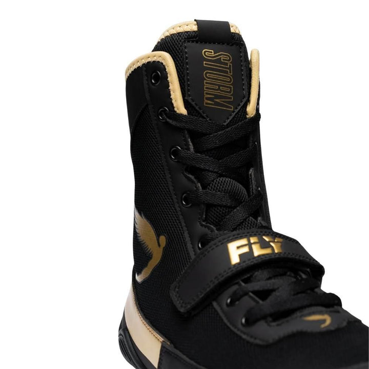 Fly Storm 2 Boxing Boots - Black/Gold-Fly