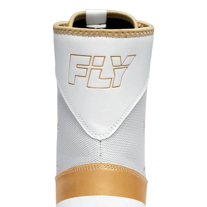 Fly Storm 2 Boxing Boots - White/Gold-Fly
