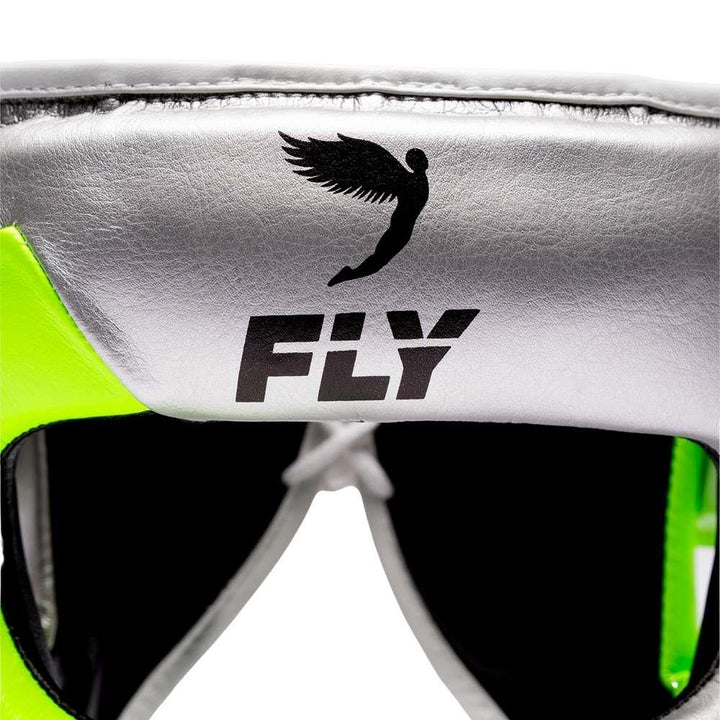 Fly Superbar X Head Guard - Silver Neon-Fly
