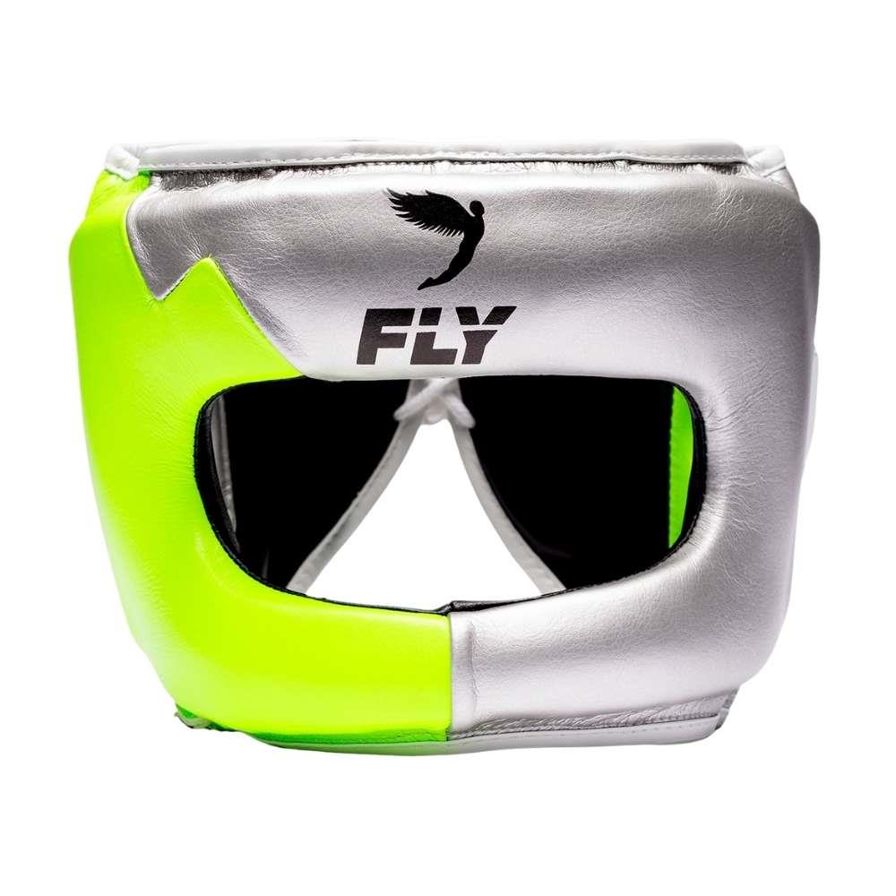 Fly Superbar X Head Guard - Silver Neon-Fly