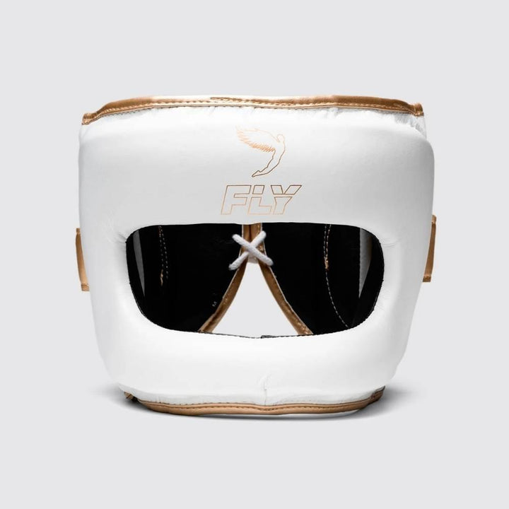 Fly Superbar X Head Guard - White/Grey/Gold-Fly
