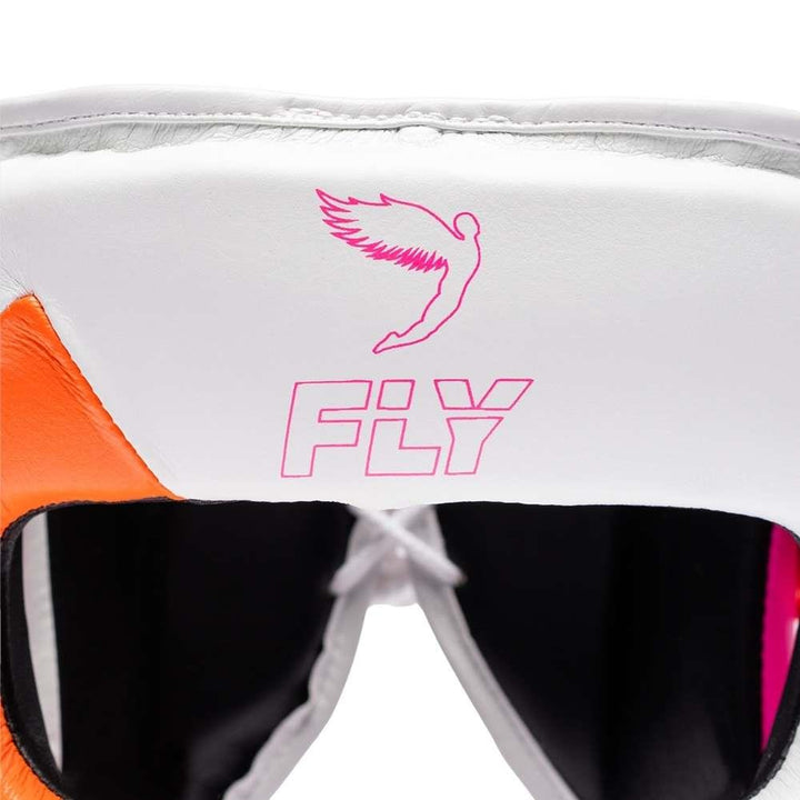 Fly Superbar X Head Guard - White/Pink/Orange-Fly