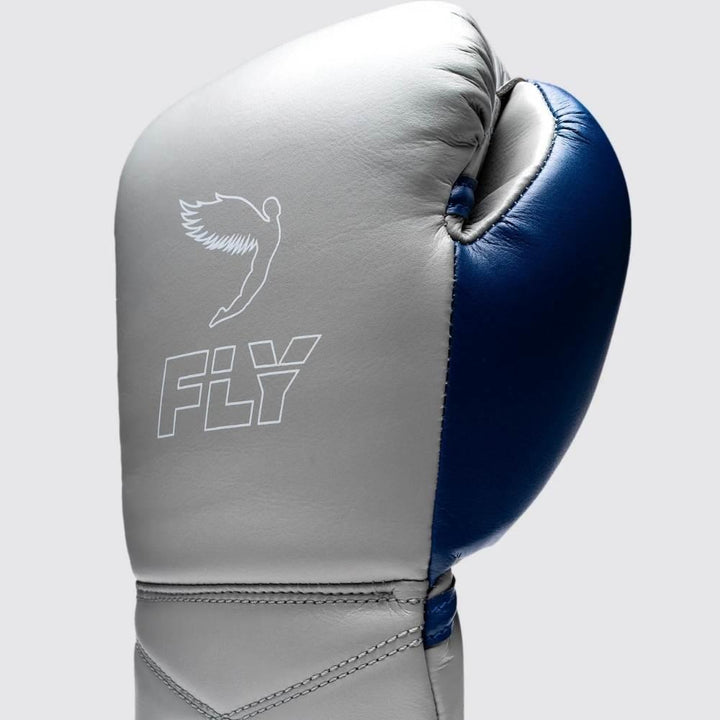 Fly Superlace Pro X 2 Gloves Grey/Space Blue-Fly