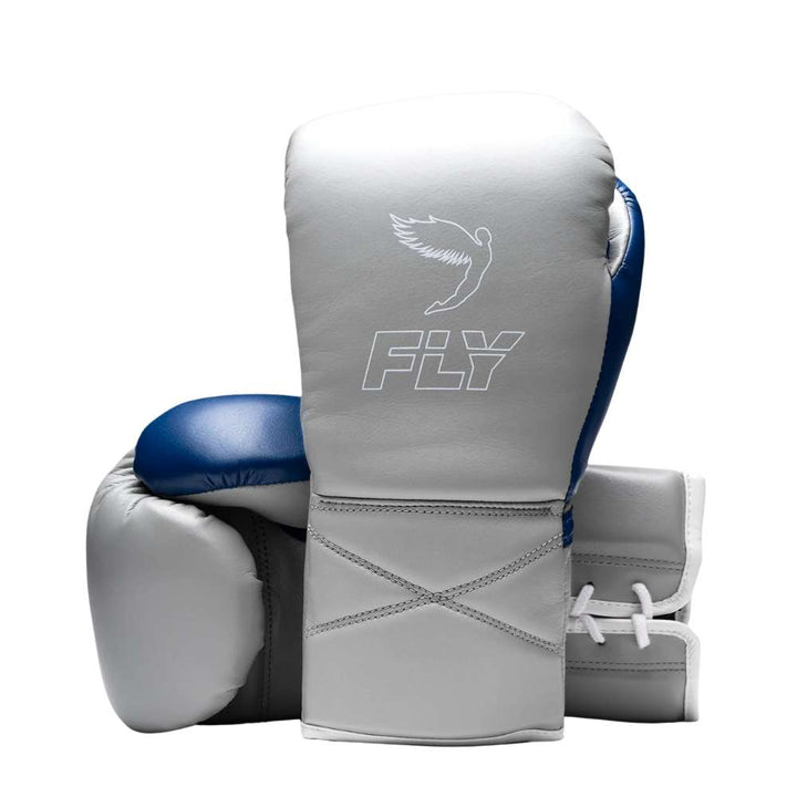 Fly Superlace Pro X 2 Gloves Grey/Space Blue-Fly