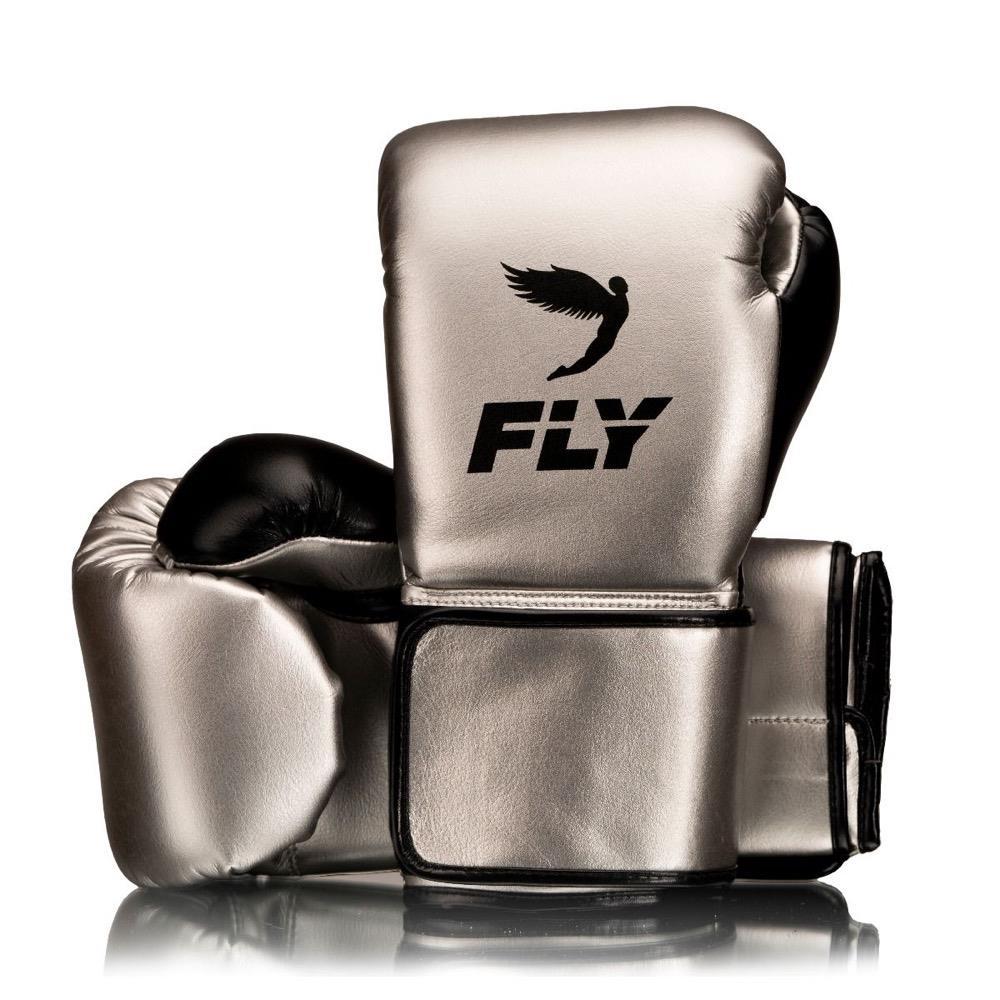 Fly Superloop X Boxing Gloves - Silver/Black
