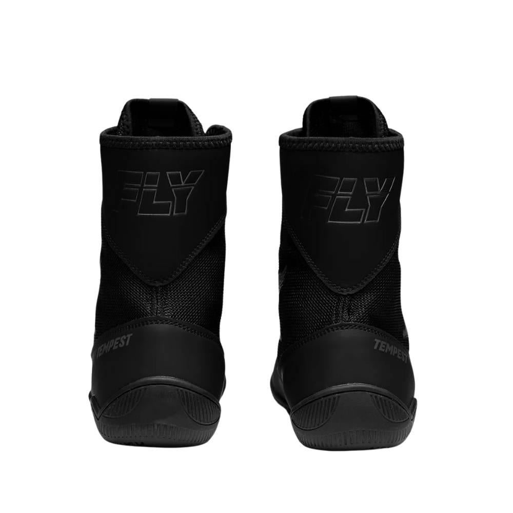 Fly Tempest Kids Boxing Boots - Black/Black-Fly