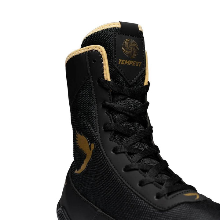 Fly Tempest Kids Boxing Boots - Black/Gold-Fly