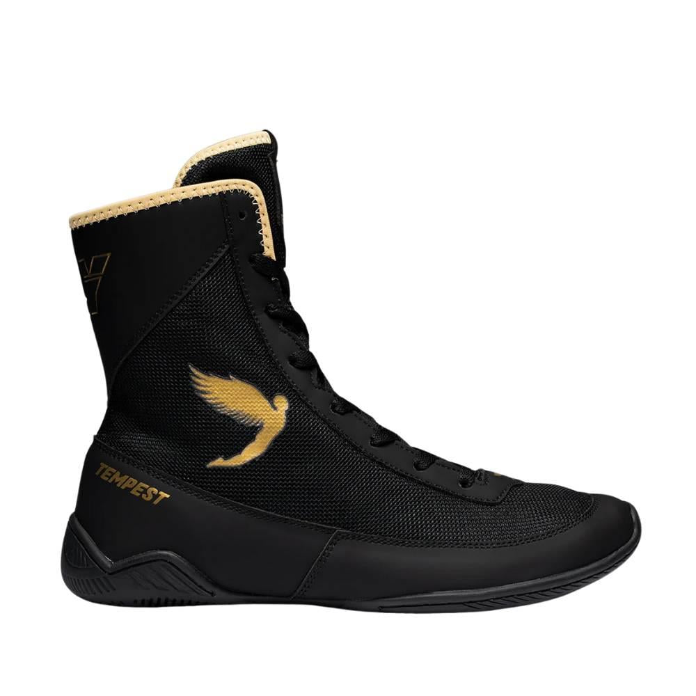 Fly Tempest Kids Boxing Boots - Black/Gold-Fly