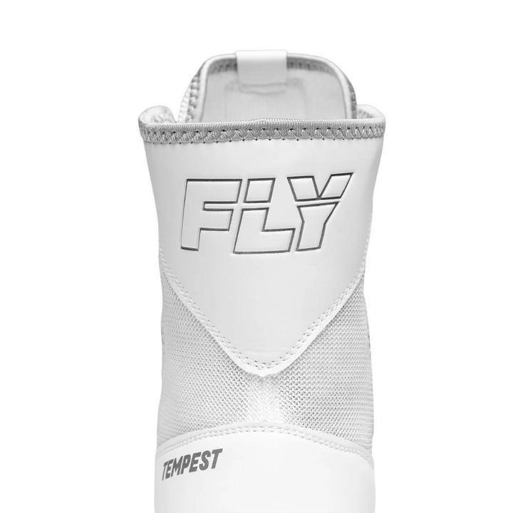 Fly Tempest Kids Boxing Boots - White/Grey-Fly