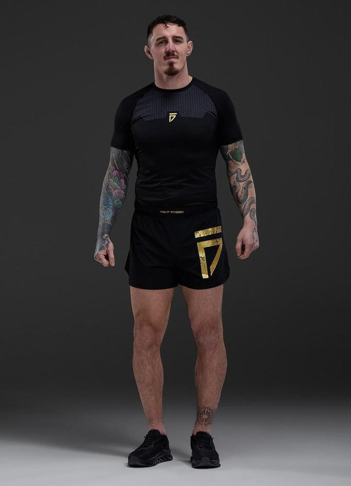 Gym King Fight Division Combat 5" Short - Black