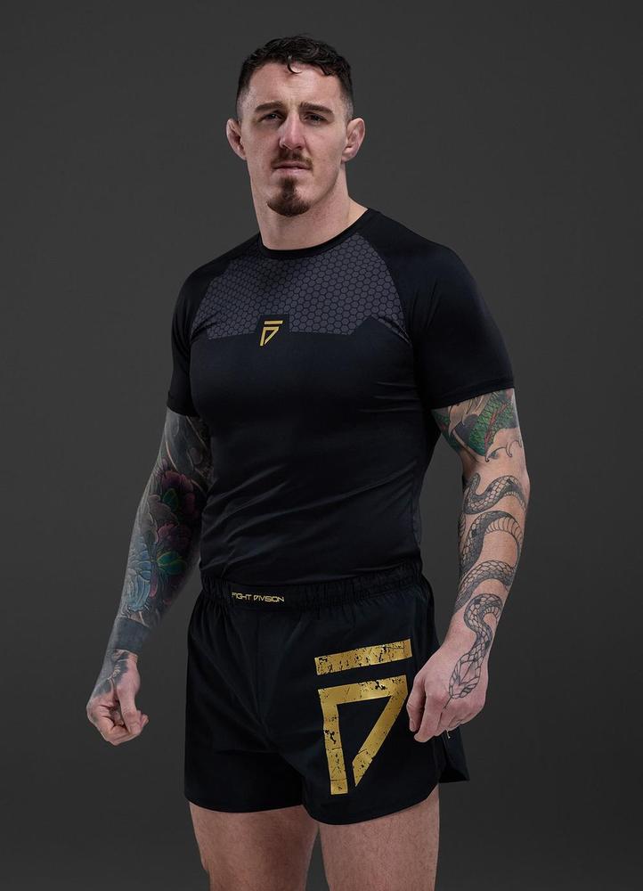 Gym King Fight Division Combat 5" Short - Black