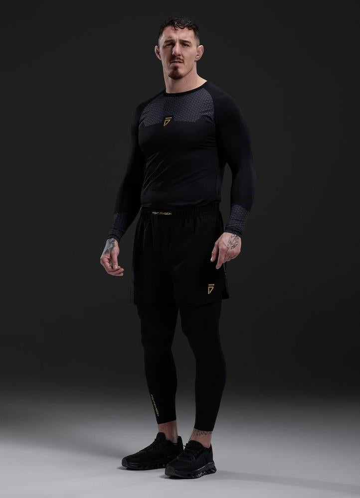 Gym King Fight Division Combat 7" Short - Black