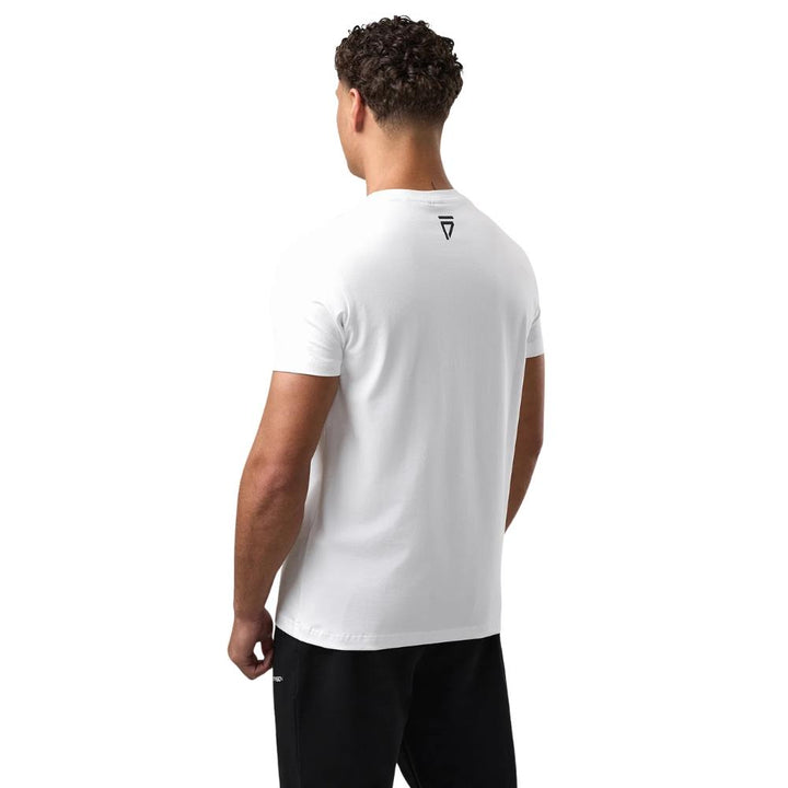 Gym King Fight Division Essential Tee - White-Fight Equipment UK