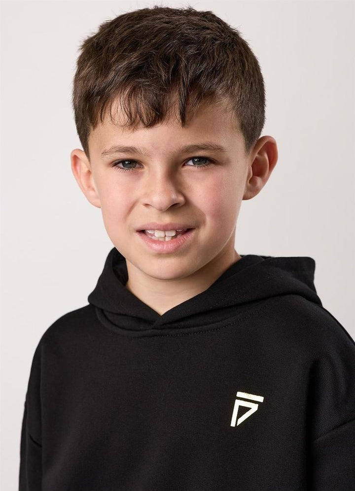 Gym King Fight Division Kids Hoodie - Black-Gym King