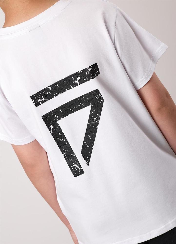 Gym King Fight Division Kids Tee - White-Gym King