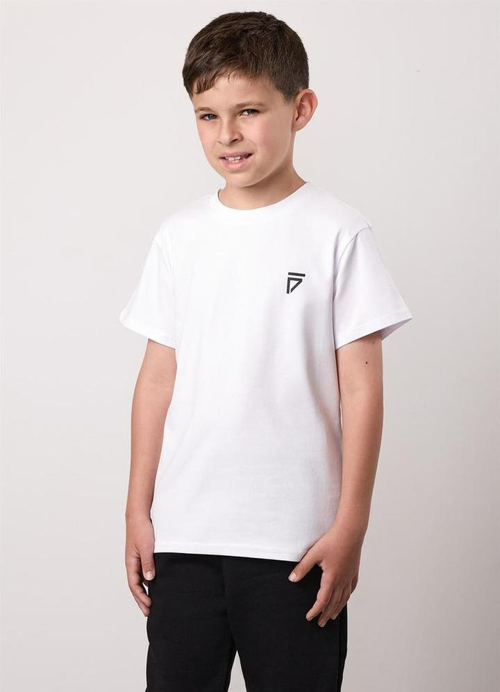 Gym King Fight Division Kids Tee - White-Gym King