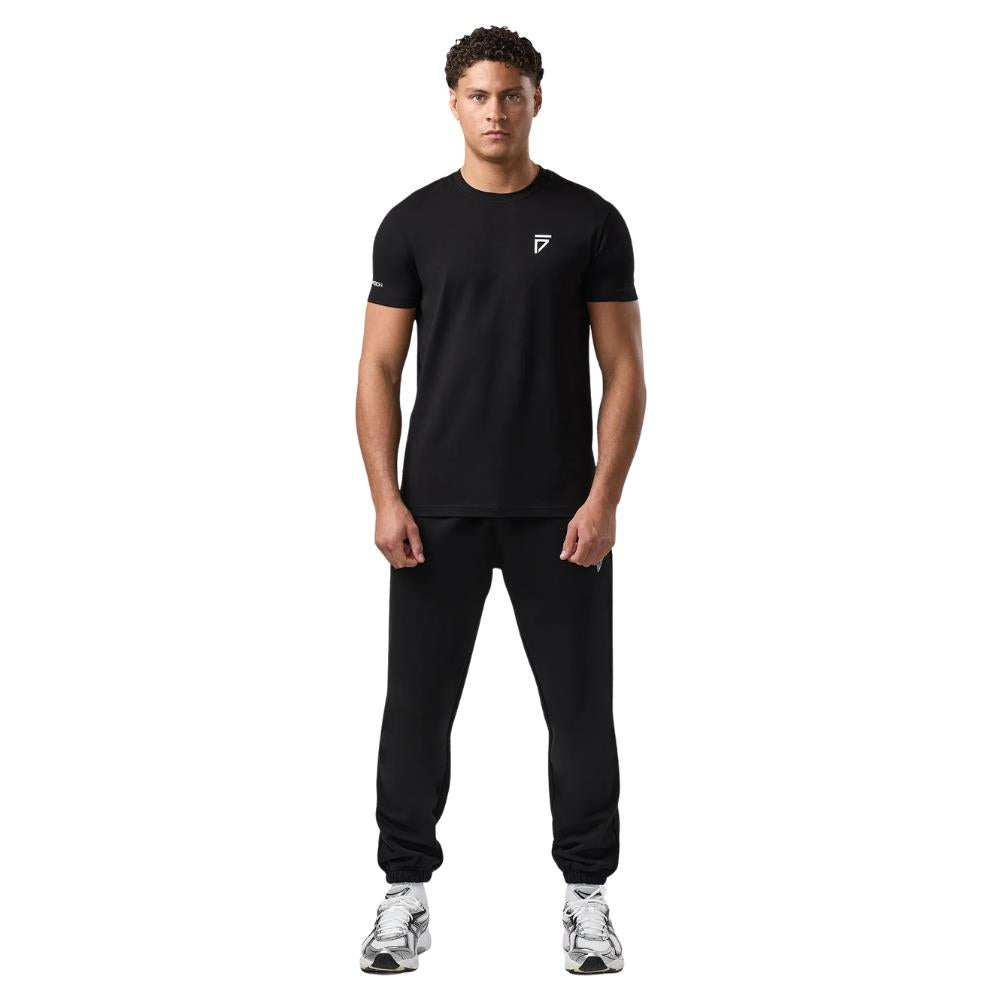 Gym King Fight Division Split Tee - Black-Fight Equipment UK