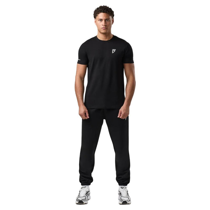 Gym King Fight Division Split Tee - Black-Fight Equipment UK