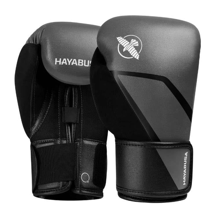 Hayabusa E1 Boxing Gloves - Grey-Hayabusa
