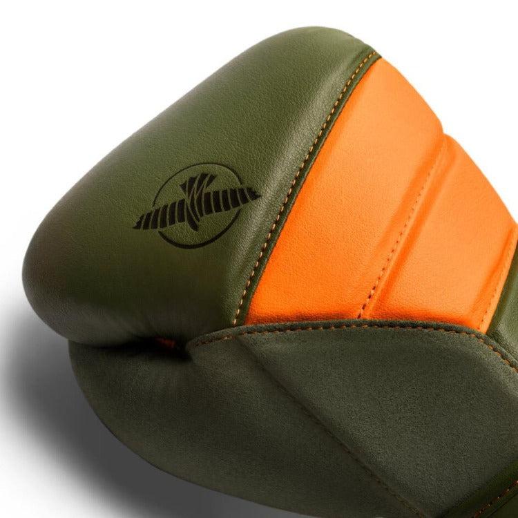 Hayabusa T3 Boxing Gloves - Green/Orange