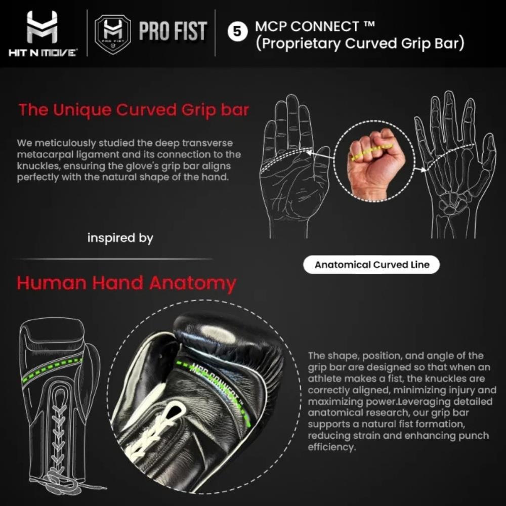 Hit N Move Vector Boxing Glove - Wine Red-Hit N Move