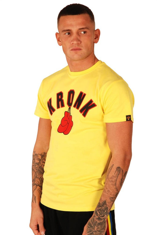 Kronk Gloves T-Shirt - Yellow-Kronk