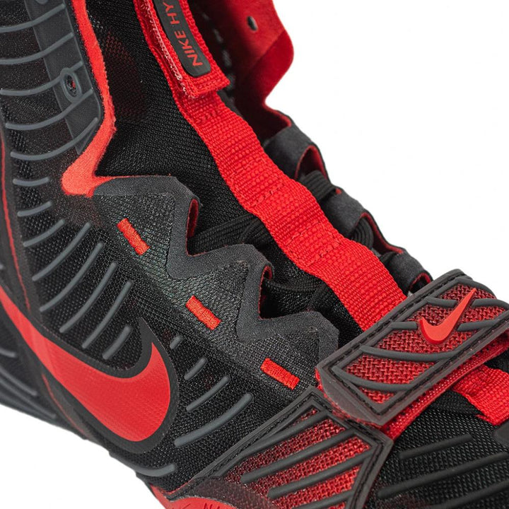 Nike Hyper KO 3 Boxing Boots - Black/Red- Free Socks-Nike