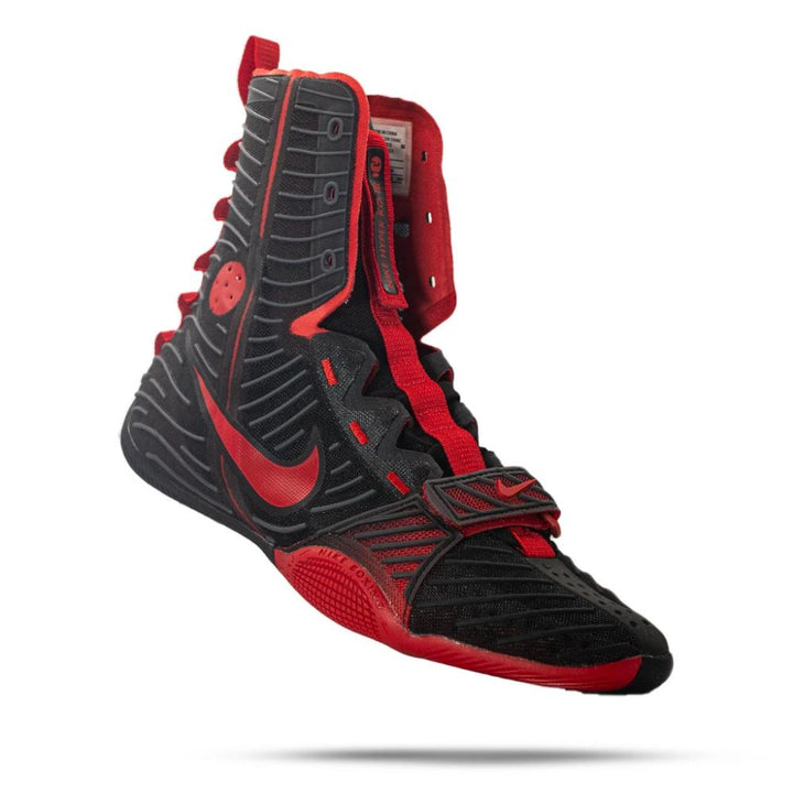 Nike Hyper KO 3 Boxing Boots - Black/Red- Free Socks-Nike