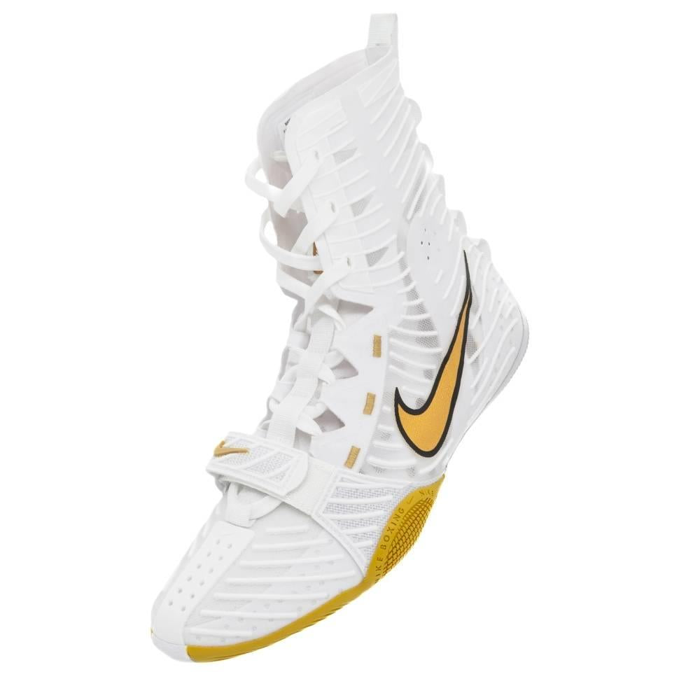 Nike Hyper KO 3 Boxing Boots - White/Gold-Nike