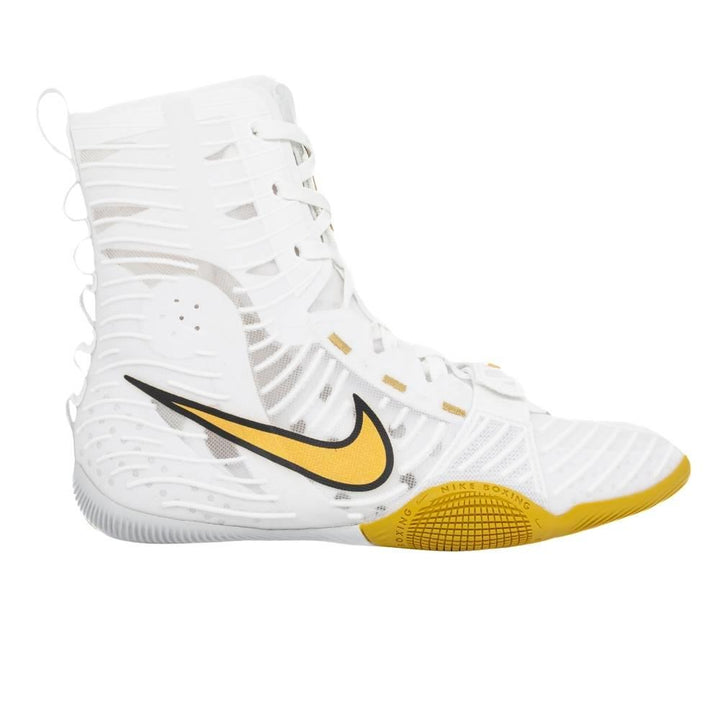 Nike Hyper KO 3 Boxing Boots - White/Gold-Nike