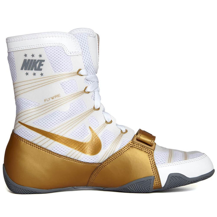 Nike Hyper KO Boxing Boots - White/Gold