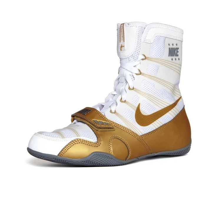 Nike Hyper KO Boxing Boots - White/Gold-Nike